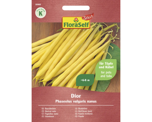 Gemüsesamen FloraSelf Select Buschbohnen 'Dior'