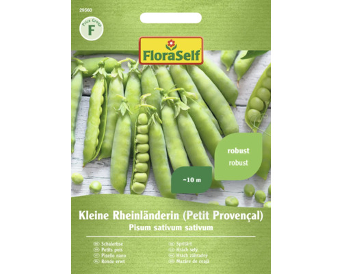 Gemüsesamen FloraSelf Erbsen 'Kleine Rheinländerin'