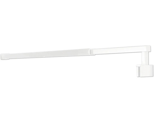Stabilisationsbügel Form & Style Modena eckig 730 - 1200 mm ausziehbar weiß matt
