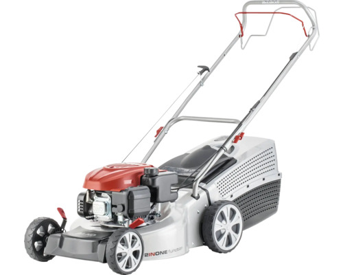 Benzinrasenmäher mit Fangkorb