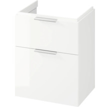 Waschbeckenunterschrank Cersanit City 59,4x72x44,7 cm ohne Waschbecken weiß