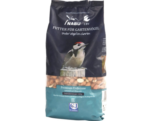 Wildvogelfutter Nabu Erdnüsse Premium 1 kg