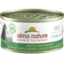 Katzenfutter nass Almo HFC Complete Huhn mit grünen Bohnen 70 g