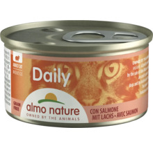 Katzenfutter nass Almo Daily Mousse Lachs 85 g