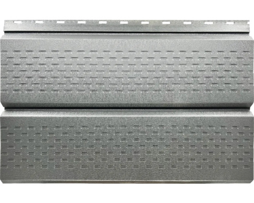 Fassadenverkleidung Siding perforiert 0,45mm RAL 8019 Matt, L=2,5 m Fassadenverkleidung aus Kunststoff