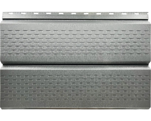 Fassadenverkleidung Siding perforiert 0,45mm RAL 7024 Matt, L=2,5 m Fassadenverkleidung aus Kunststoff
