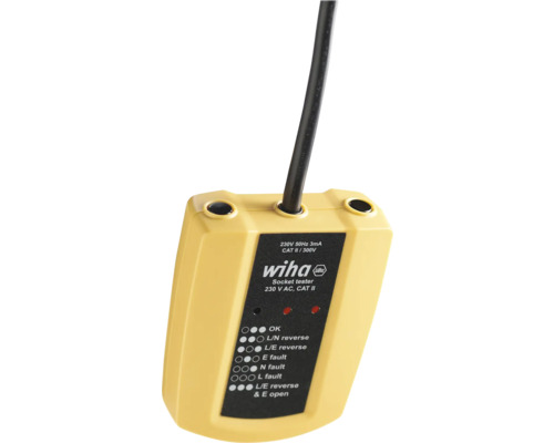 Wiha Steckdosentester für die elektrische Prüfung
