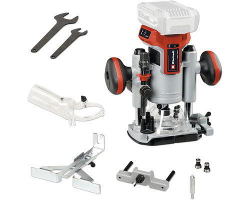 Akku-Oberfräse Einhell Power X-Change TP-RO 18 Li, ohne Akku und Ladegerät Einhell Akku-Oberfräse mit Zubehör