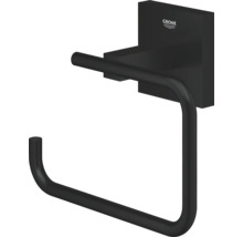 Toilettenpapierhalter Grohe Quickfix Start Cube ohne Deckel schwarz matt 409782430