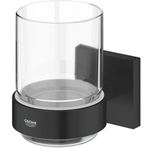 Grohe Zahnputzbecher zur Wandmontage mit Glasbehälter