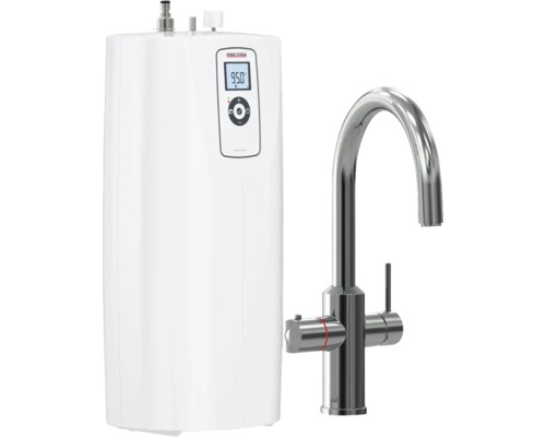 Heißwasserautomat Stiebel Eltron HOT 2.6 N Premium 3 in 1 c Untertisch 2,6 Liter mit Küchenarmatur chrom