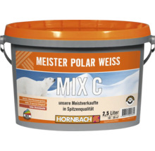 Eimer Meister Polar Weiss Mix C Innenfarbe mit 2,5 Liter Inhalt