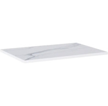 Waschtischplatte Jungborn 60,6x46 cm Calacatta weiß