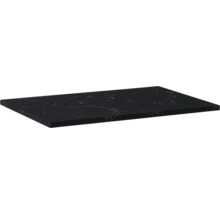 Waschtischplatte Jungborn 60,6x46 cm Marquina schwarz