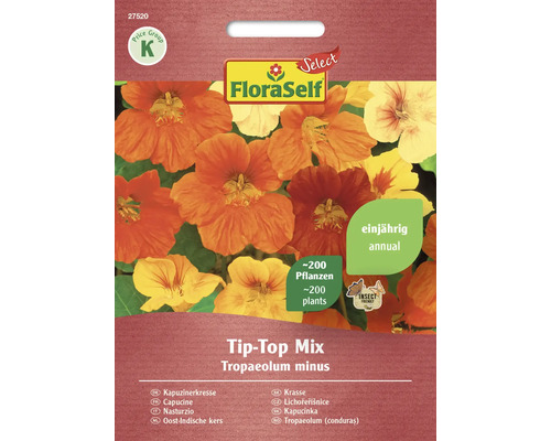 Blumensamen FloraSelf Select Kapuzinerkresse ' Tip-Top Mischung '