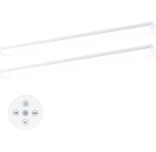 Zwei LED-Unterbauleuchten mit Fernbedienung