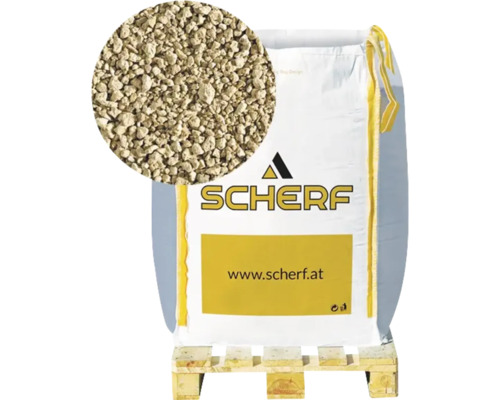 Zeolith-Wasserspeicher für Kultursubstat BigBag 1000 l Scherf Sack mit Blähton auf einer Palette