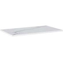 Waschtischplatte Jungborn 80,6x46 cm Calacatta weiß