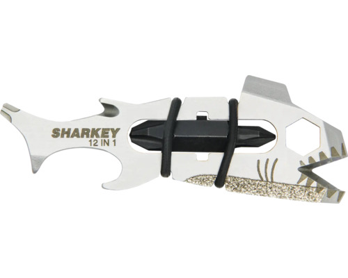Sharkey Multifunktionswerkzeug im Haifischdesign mit 12 Funktionen