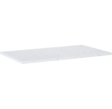 Waschtischplatte Jungborn 80,6x46 cm Terrazzo weiß