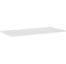 Waschtischplatte Jungborn 100,8x46 cm Terrazzo weiß