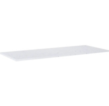 Waschtischplatte Jungborn 121x46 cm Terrazzo weiß
