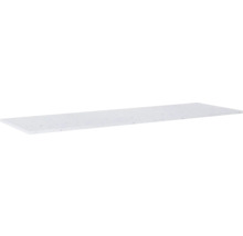 Waschtischplatte Jungborn 161x46 cm Terrazzo weiß