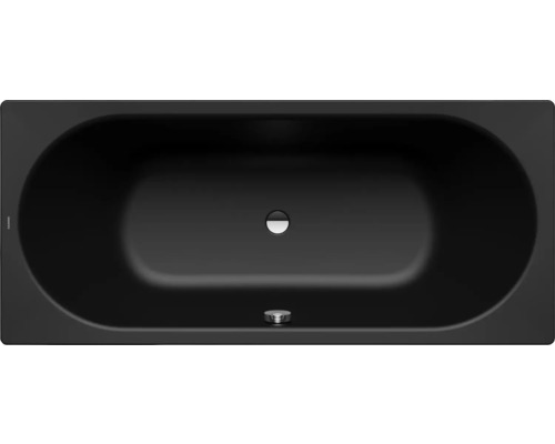 Rechteckbadewanne Kaldewei Classic Duo 103 70x160 cm schwarz matt 290300010676 Schwarze Badewanne von oben