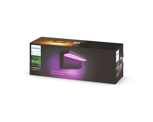Verpackung einer Philips Hue White and Color Ambiance Outdoor Wandleuchte
