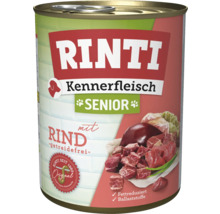 Rinti Kennerfleisch Senior Hundenassfutter mit Rind in Dose