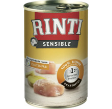 Rinti Sensible Hundenassfutter mit Huhn und Kartoffel in Dose