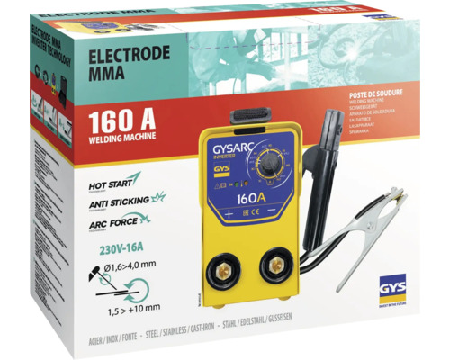 Elektroden-Schweißgerät MMA 160 A in Verpackung