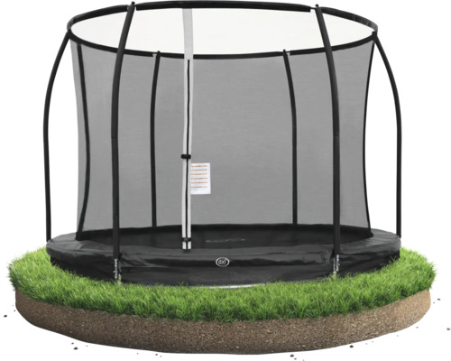 Trampolin mit Sicherheitsnetz für den Garten