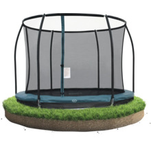 Rundes Gartentrampolin mit Sicherheitsnetz