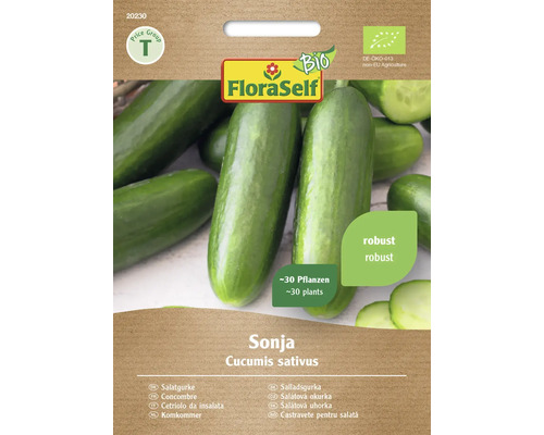 Gemüsesamen FloraSelf Bio Salatgurke 'Sonja'