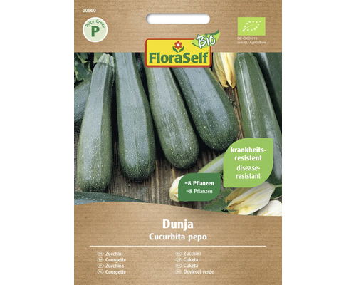 Gemüsesamen FloraSelf Bio Zucchini 'Dunja'