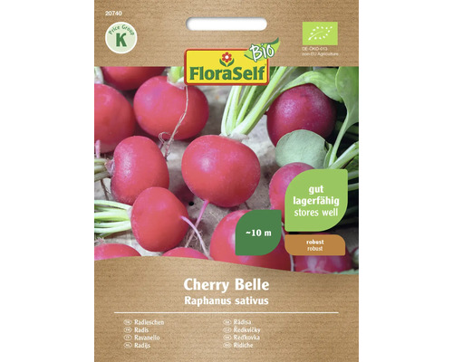 Gemüsesamen FloraSelf Bio Radieschen 'Cherry Belle'