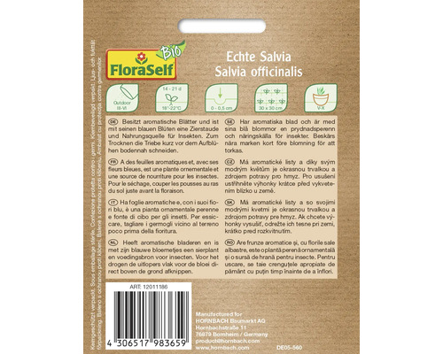 Echte Salvia Salvia officinalis Pflanzeninformationen