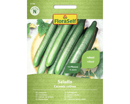 Gemüsesamen FloraSelf Salatgurke 'Saladin F1'