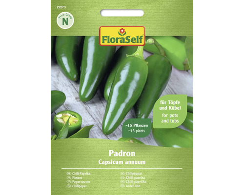 FloraSelf Saatgut Padron Chili Paprika FloraSelf Saatgut Padron Chili Paprika