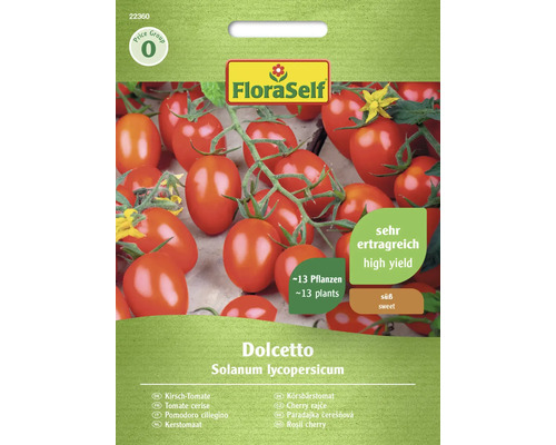 Gemüsesamen FloraSelf Kirschtomate 'Dolcetto F1'