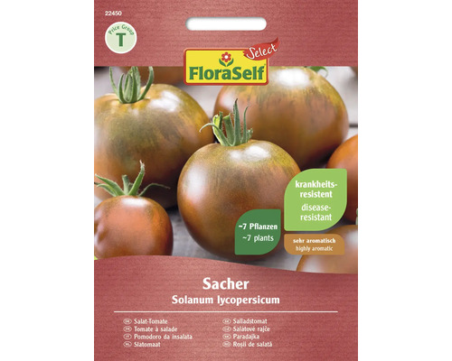 Gemüsesamen FloraSelf Select Tomate 'Sacher F1'