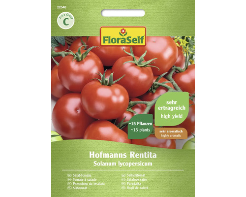 Gemüsesamen FloraSelf Tomate 'Hofmanns Rentita'