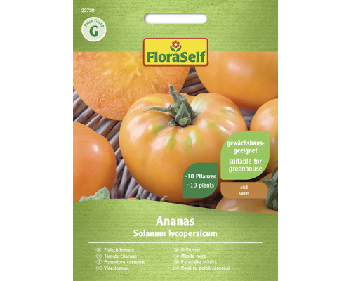 Tomatensamen Ananas – Gelbe Fleischtomate Bis 450g | Portion Für Ca. 20 Pflanzen