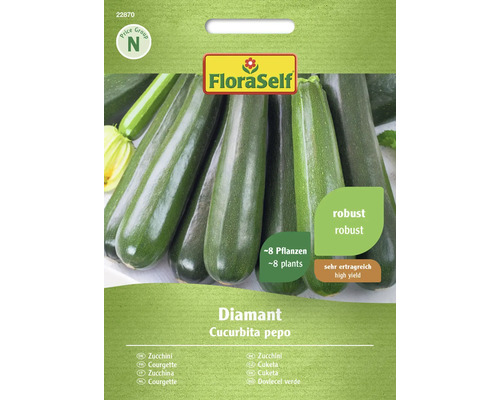 Gemüsesamen FloraSelf Zucchini 'Diamant F1'