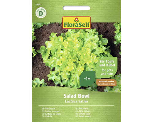 Salatsamen FloraSelf Schnittsalat/Pflücksalat 'Salad Bowl'