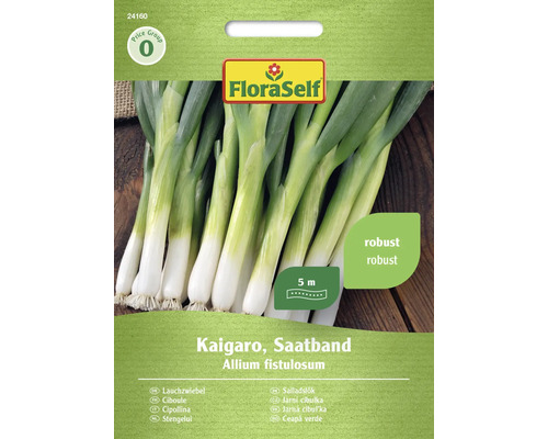 Gemüsesamen Saatband FloraSelf Select Lauchzwiebel 'Kaigaro'
