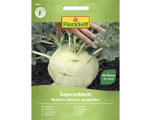 Gemüsesamen FloraSelf Kohlrabi 'Superschmelz'