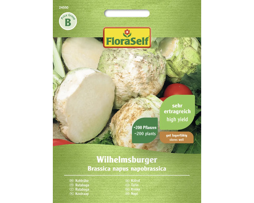 Gemüsesamen FloraSelf Kohlrübe 'Wilhelmsburger'