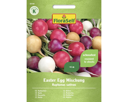 Gemüsesamen FloraSelf Radieschen 'Easter Egg Mischung'